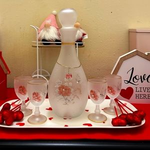 Decanter and glasses